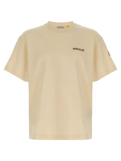 MONCLER OFF WHITE LOGO T-SHIRT