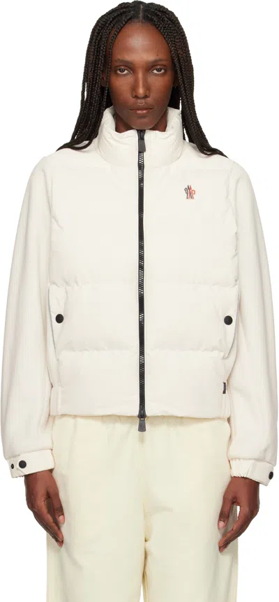 MONCLER OFF-WHITE MAGLIA DOWN JACKET