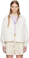 Moncler Off-white Marmace Jacket In 34 Silk White