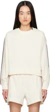 Moncler Felpa In Jersey Di Cotone In 034 White