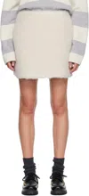 Moncler Off-white Teddy Miniskirt