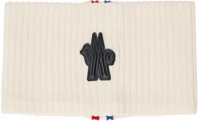 Moncler Off-white Tricolor Headband In 3 White