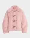 Moncler Oisans Shearling Jacket In Multi