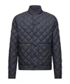 Moncler Doudoune Courte À Matelassage En Losanges Oise In Blue