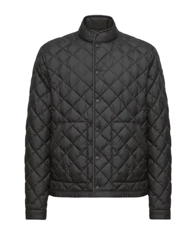Moncler Oise Diamond Quilted Short Down Jacket In Black