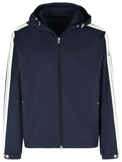 MONCLER MONCLER 'OLAN' BLUE NYLON JACKET