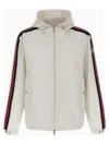 Moncler 'olan' Hooded Jacket In Neutral