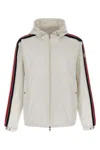 Moncler 'olan' Hooded Jacket In Neutral