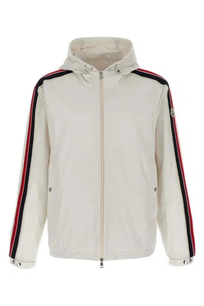 Moncler Zip Up Jacket In White