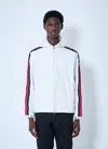 Moncler Snap Button Cuffs Hooded Jacket In White
