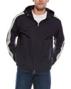 Moncler Olan Puffer Jackets Blue In Black