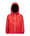 Moncler Olchard Reversible Hooded Jacket In Red