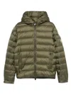 Moncler Down Jacket With Quilted Design And Hood