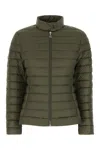 Moncler Women Igelle Short Down Jacket In Green