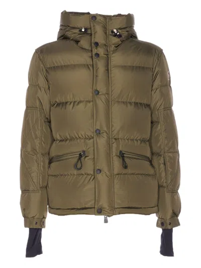 MONCLER OLIVE GREEN QUILTED JACKET