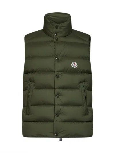Moncler Olive Green Tibb Padded Vest