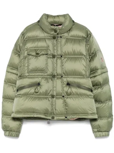MONCLER OLIVE PUFFER JACKET