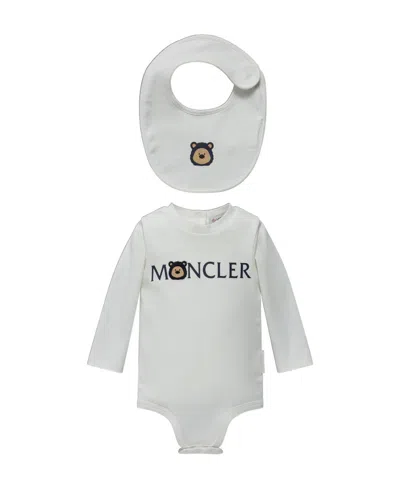 Moncler One-piece Suit Around The Mouth In White