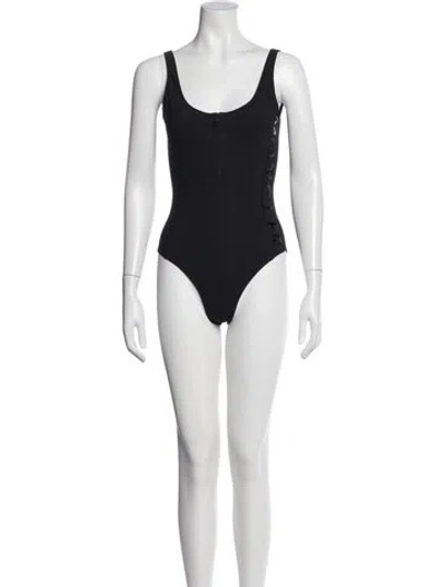 Pre-owned Moncler One-piece W/ Tags In Black