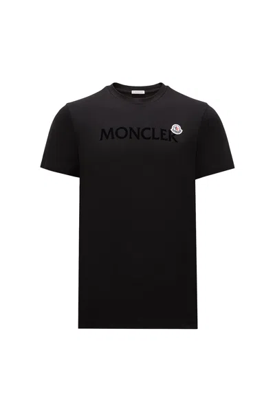 Moncler Open-necked Black Shirt