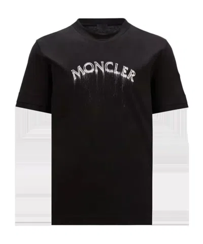 Moncler Open-necked Black Shirt