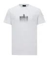 Moncler Open-necked Black Shirt In White