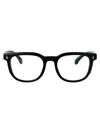 Moncler Nero Lucido Acetate Glasses In Black