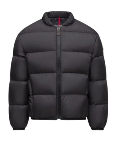 Moncler Ora Down Bomber Jacket In Black