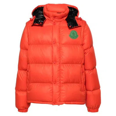 Moncler Orange Jackets - Padded & Down Jackets Men