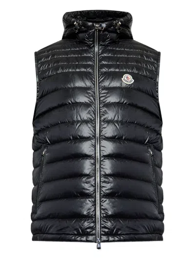 Moncler Orant Down Vest In Black