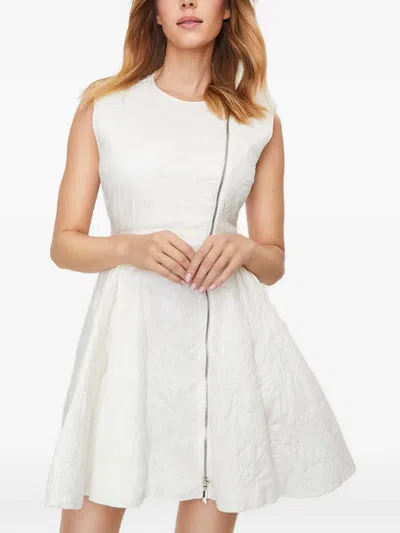 Moncler Orchid Sleeveless Mini Dress In White