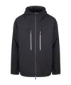 Moncler Veste À Capuche Imperméable Orden In Black