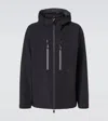 Moncler Veste À Capuche Imperméable Orden In Black