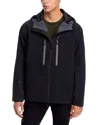 Moncler Veste À Capuche Imperméable Orden In Black
