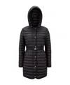 Moncler Quilted Longline Oredonne Parka In Black