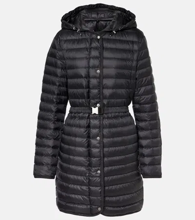 Moncler Oredonne Mid-length Down Jacket In Black