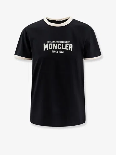 Moncler Organic Cotton T-shirt In Black