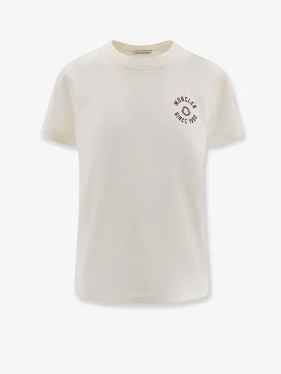 Moncler Organic Cotton T-shirt In Neutral