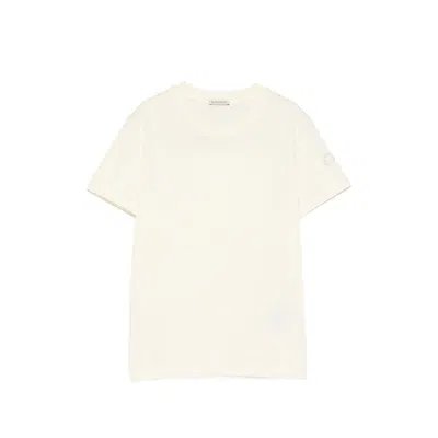 Moncler Organic Cotton T-shirt In White