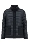 Moncler Origan Puffer Jackets Blue In Blue