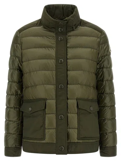 Moncler Origan Puffer Jackets Green In Multi