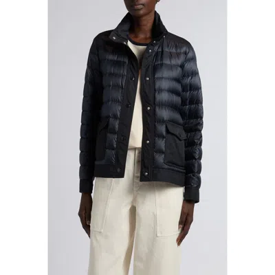 Moncler Origan Down Puffer Jacket In Blue