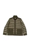 Moncler Buttoned Patch-pocket Jacket In Green