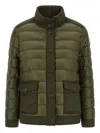 Moncler Origan Quilted Puffer Jacket In Green