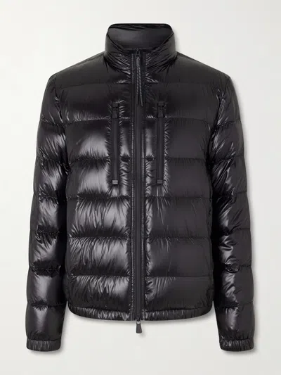 Moncler Orres Padded And Quilted Down Jacket In Animal Print