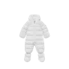 Moncler Osof Down Snowsuit, Gender Neutral, White, Size: 9/12m