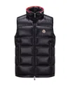 Moncler Sleeveless Puffer Jacket In Blue