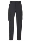 Moncler Track Pants In Tech Fabric In Black