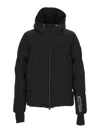 Moncler Grenoble Black Stretch Nylon Angren Down Jacket In Black