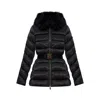 Moncler Long-sleeve Belted Jacket In Black